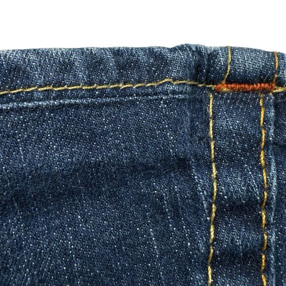 Vintage True Religion Jeans Womens 28 Blue Joey Low Rise Flare Made in USA Y2K - Picture 8 of 16